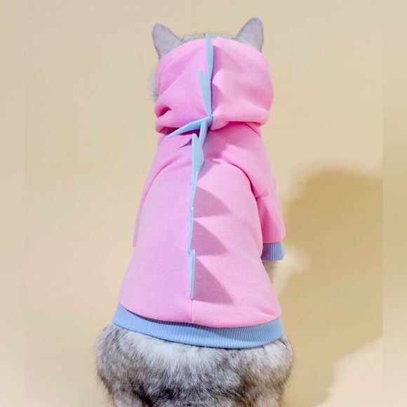 Dog Dino Hoodie Costume Halloween New - Picture 1 of 6
